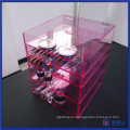 China Manfuactorista Personalizado Rosa 5 Tier Acrílico Maquillaje Organizador